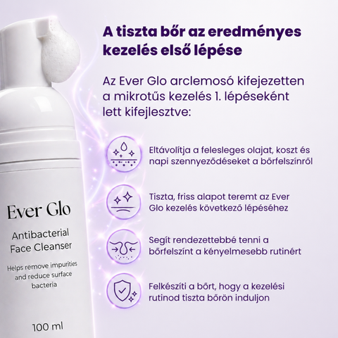 Ever Glo Mikrotűs Kezelés előtti arclemosó 100 ml