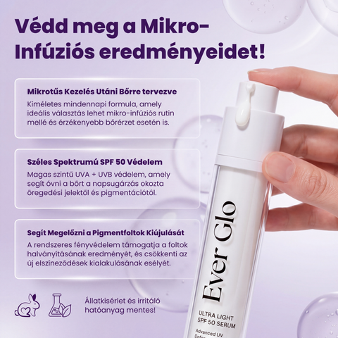 Ever Glo Ultrakönnyű SPF 50 Szérum