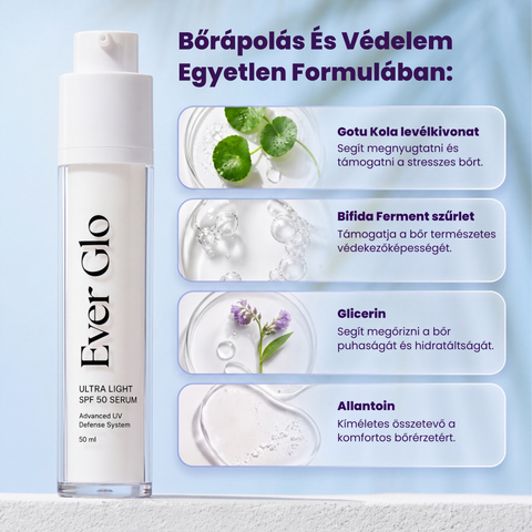 Ever Glo Ultrakönnyű SPF 50 Szérum