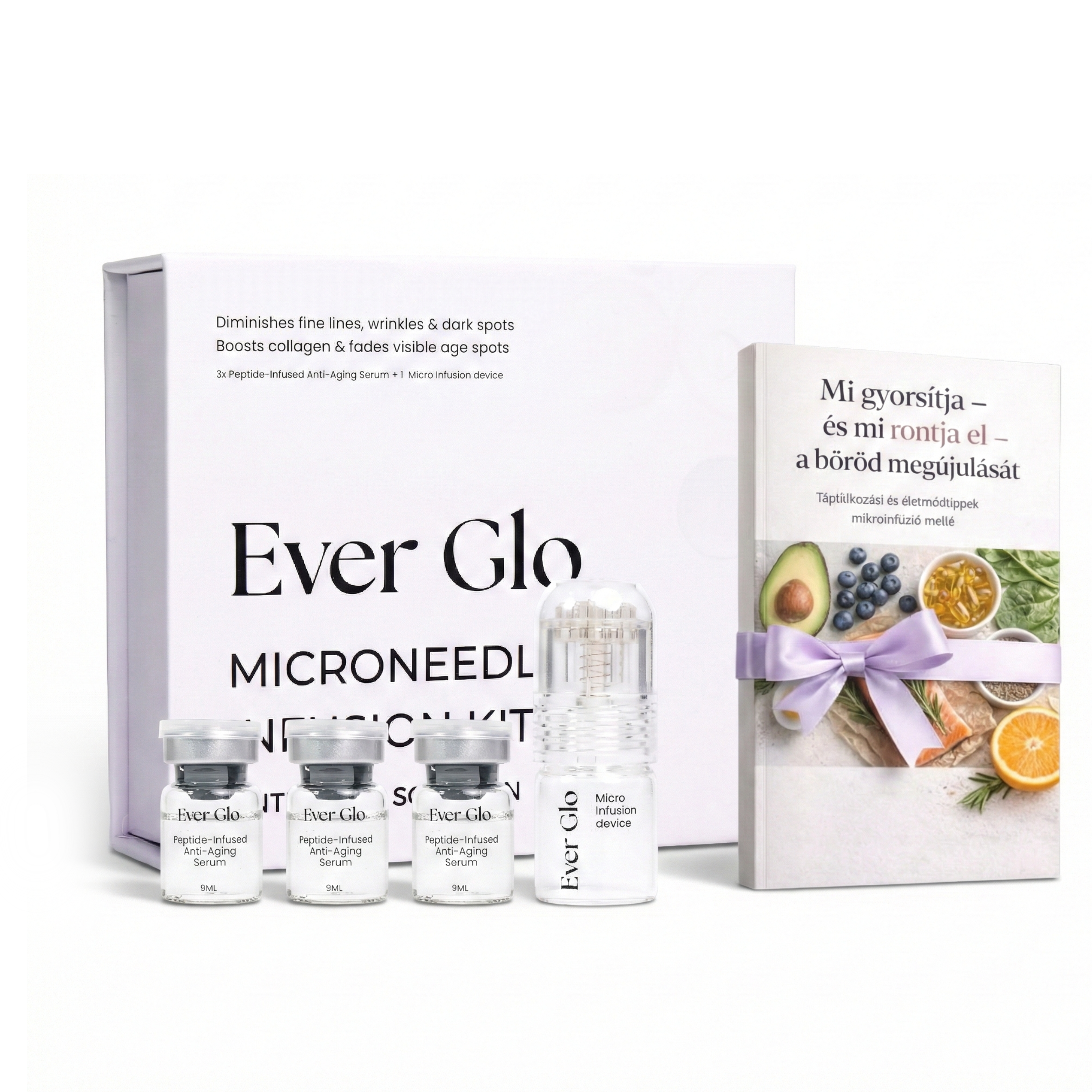 1 Ever Glo csomag + Ajándék E-book (3 mikrotűs kezelés | 6 hétre elegendő)